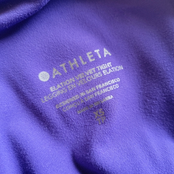 Athleta Elation Velvet Tight Leggings - Picture 9 of 9